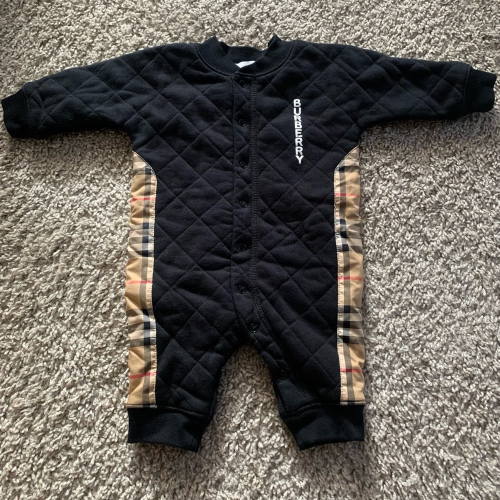 Burberry Black infant one piece